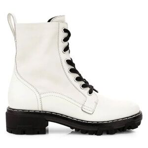 Rag & Bone White Shiloh Ankle Boots | Size